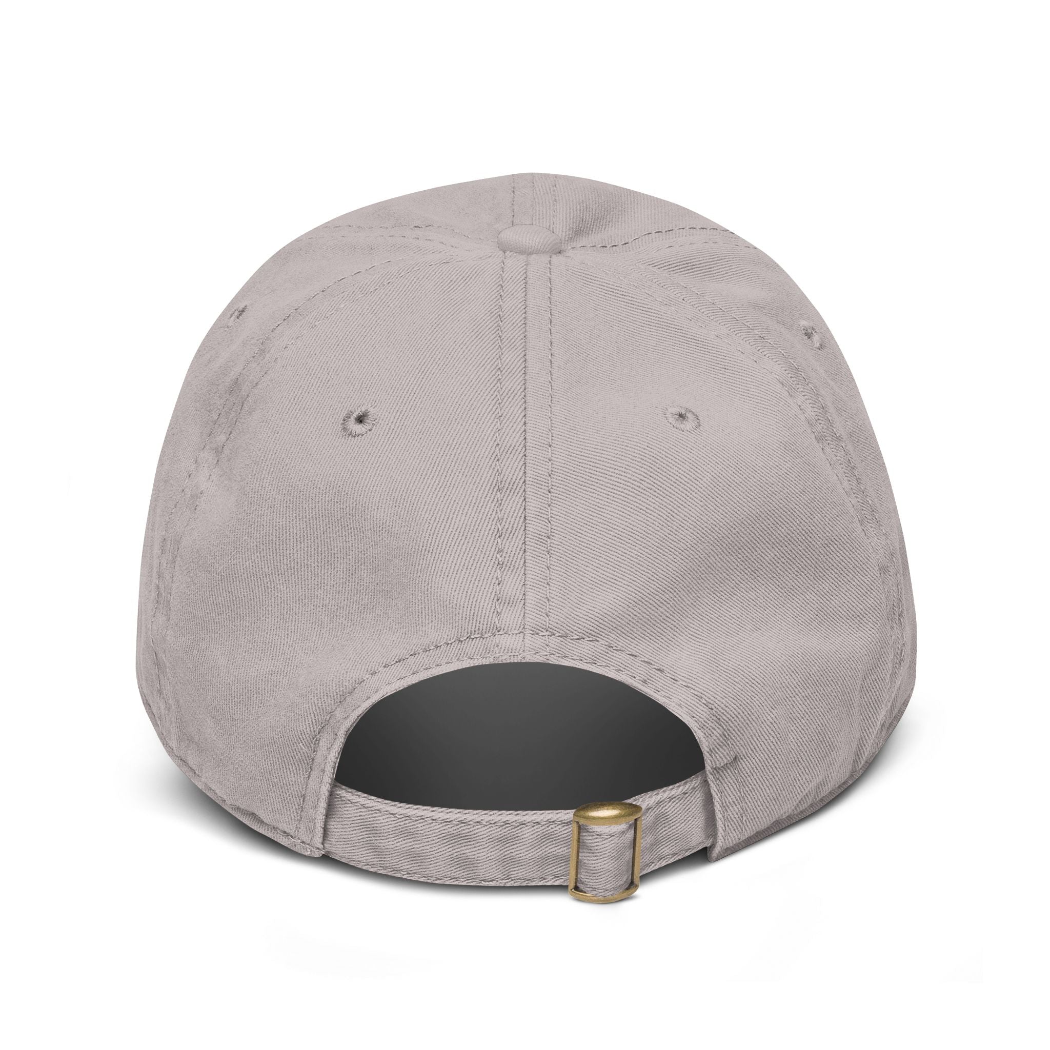 Washed Baseball Cap with Green Musubi Social Club Logo