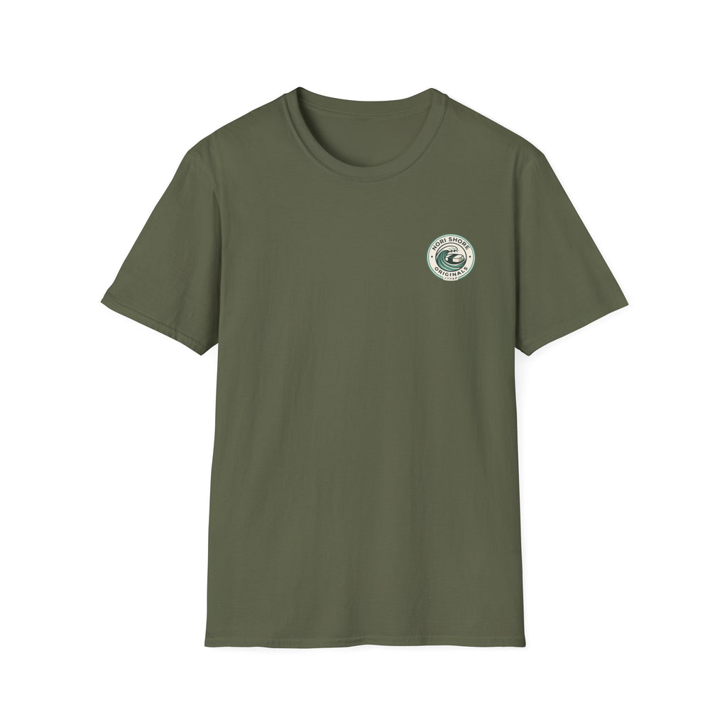 Nori Shore Wave Logo T-Shirt — Japanese Surf Crew Tee