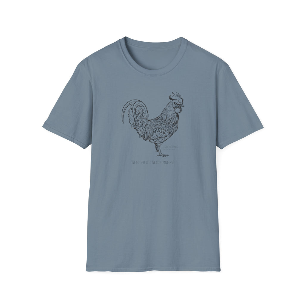 Nori Shore's Rooster Sketch T-Shirt — the Chicken Invasion has begun.