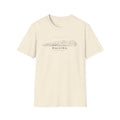 Haleiwa Skyline T-Shirt (black lineart & text)
