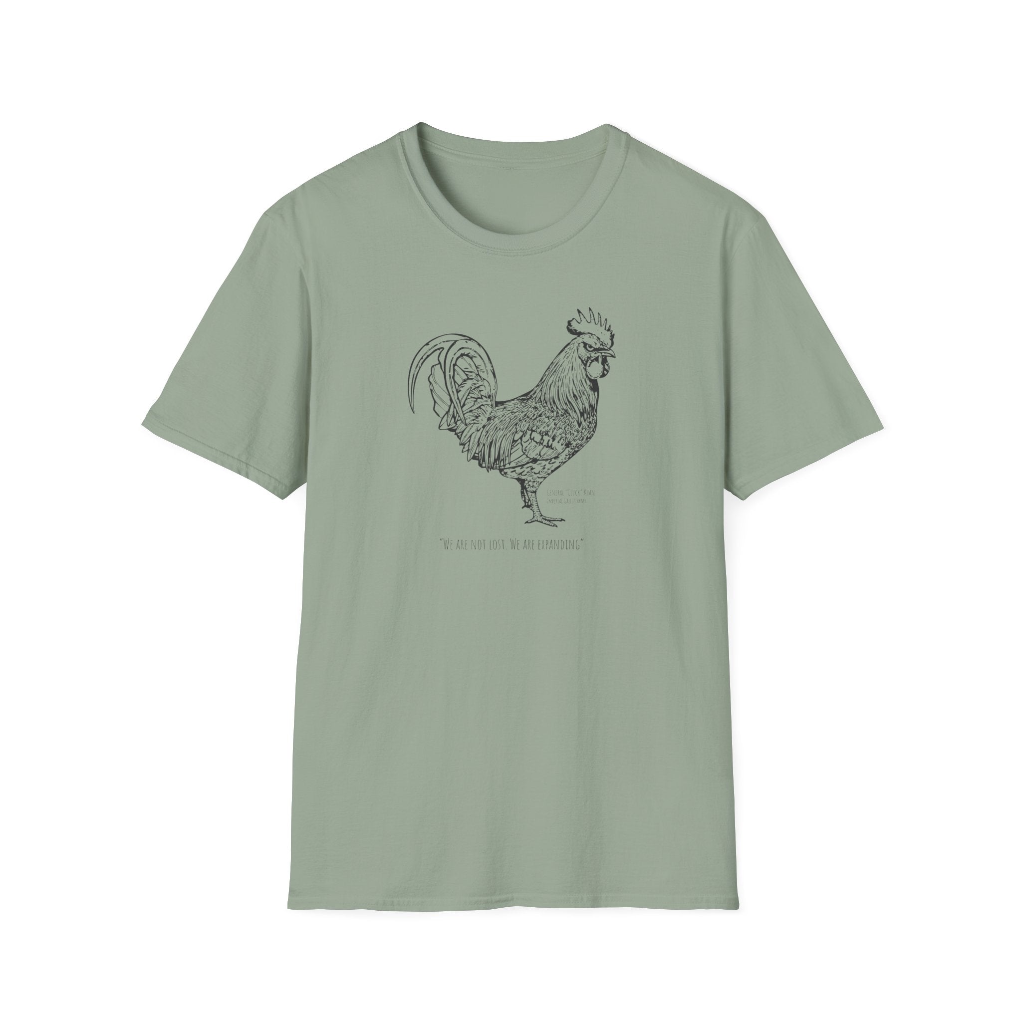 Nori Shore's Rooster Sketch T-Shirt — the Chicken Invasion has begun.