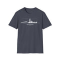 Waipahu Skyline T-Shirt (white lineart & text)
