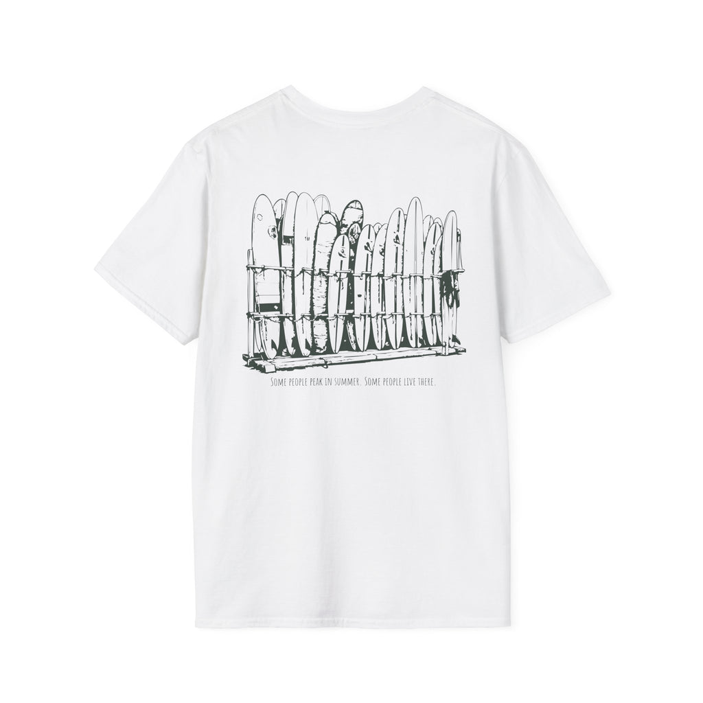 Nori Shore surf tee - Some people peak in summer. Some live there.