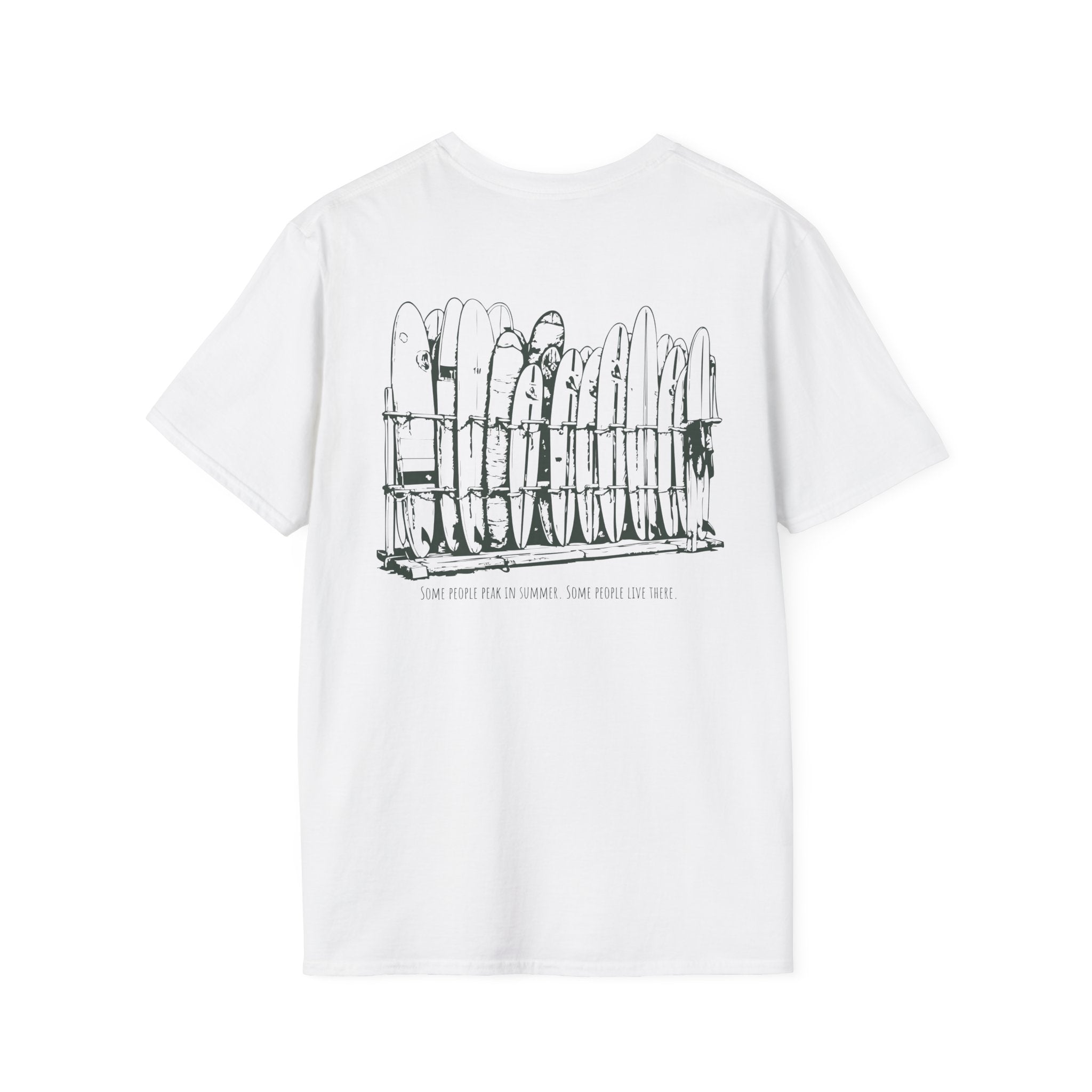 Nori Shore surf tee - Some people peak in summer. Some live there.