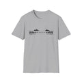 Kailua Skyline T-Shirt (black lineart & text)