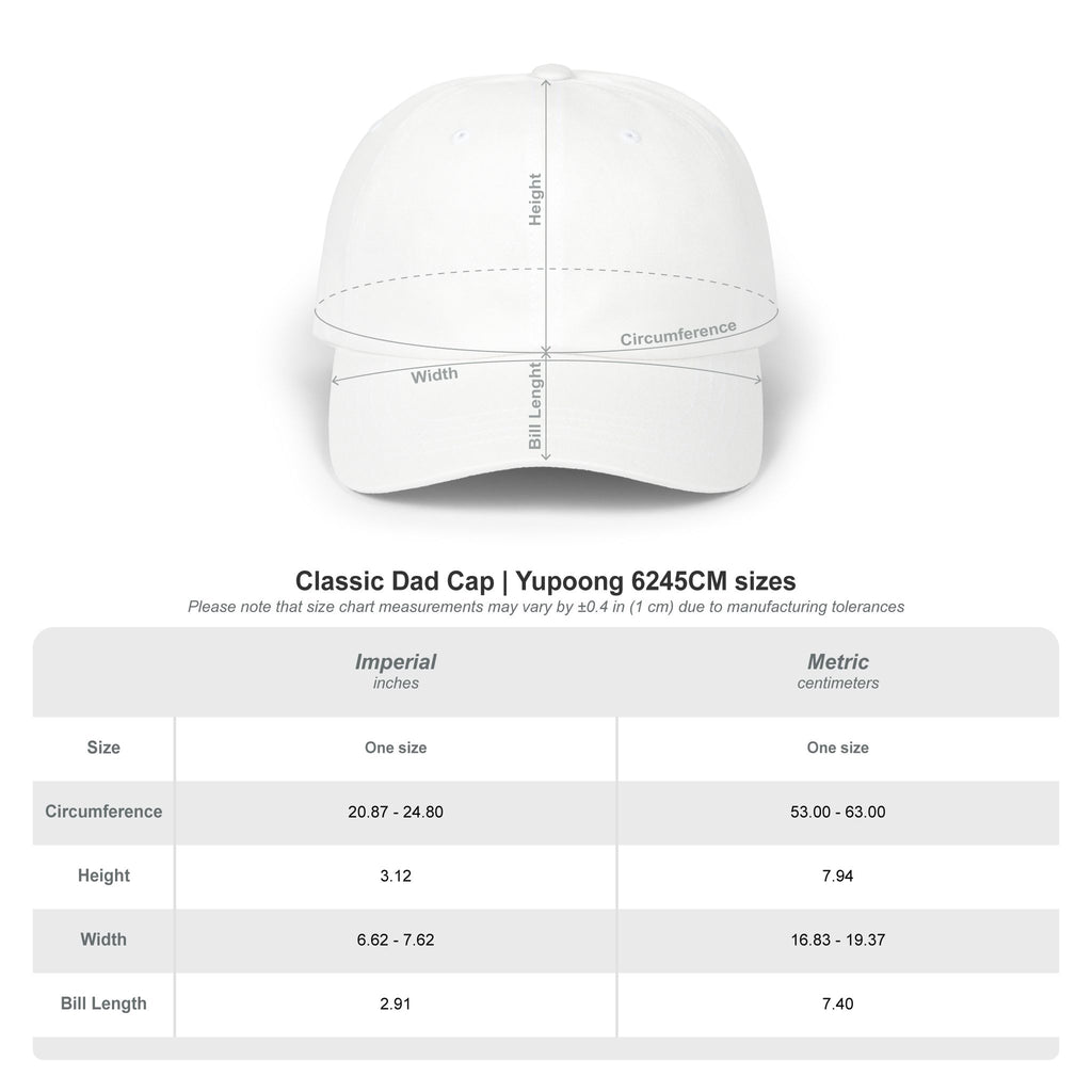 Skater Gecko Classic Dad Cap (White)