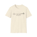 Kapolei Skyline T-Shirt (black lineart & text)